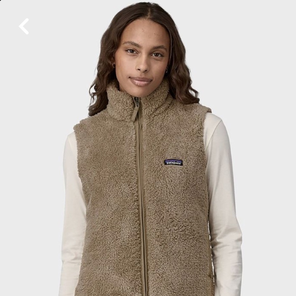 Patagonia Tan Fleece Vest Versatile Warmth